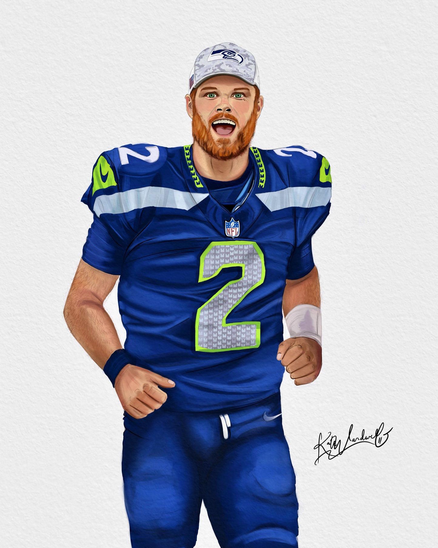 Digital Painting: Sam Darnold