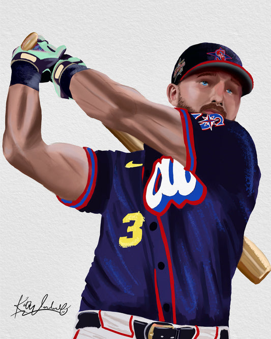 Digital Painting: Cal Raleigh Home Run Derby All Star Game