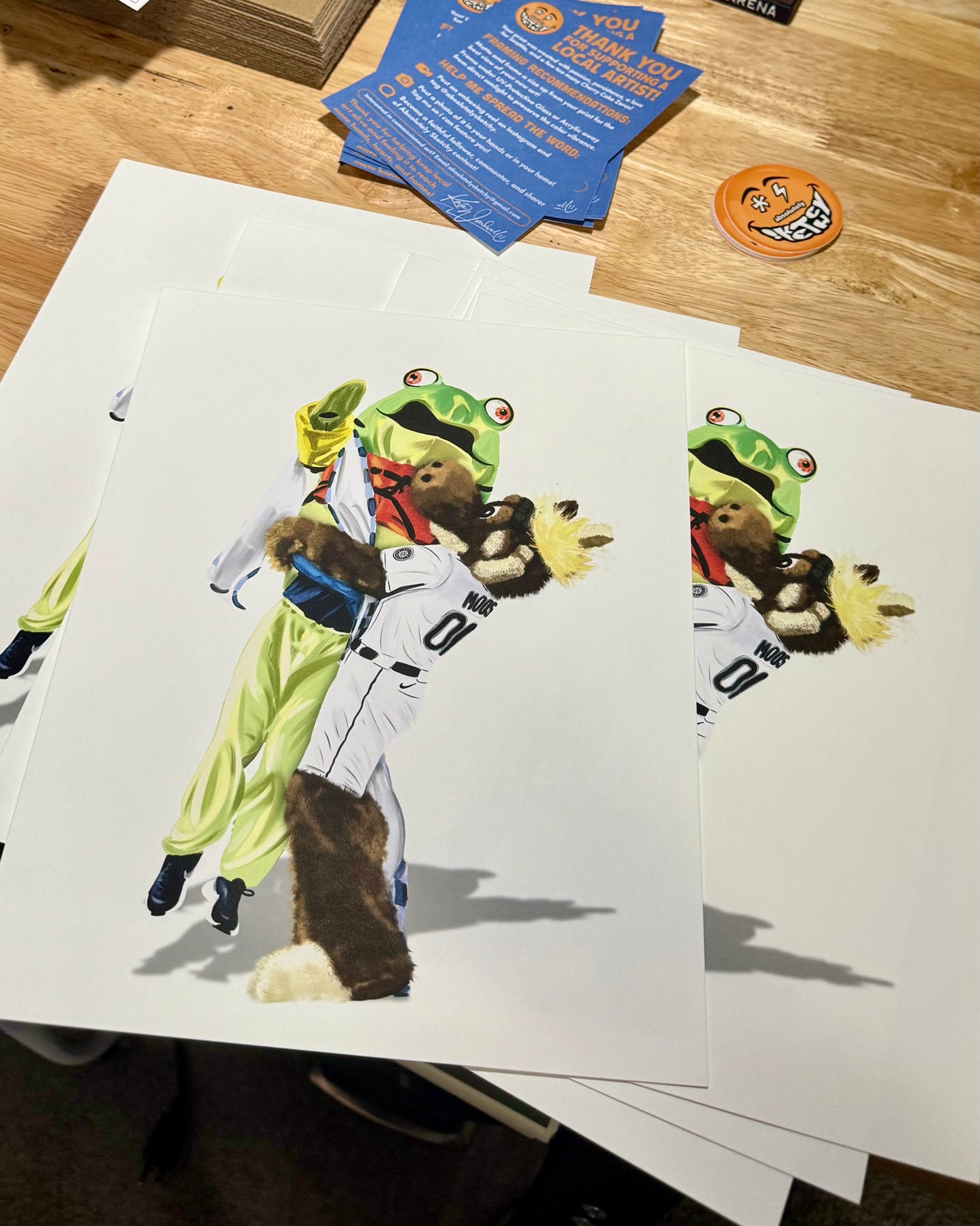 Fine art print "Humpy and Mariner Moose"