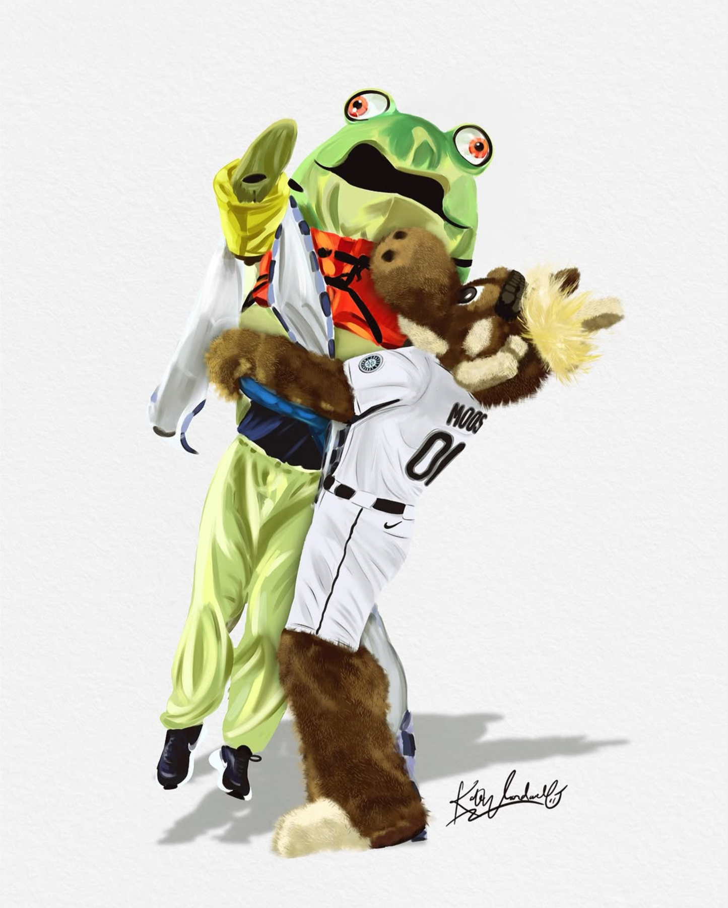 Fine art print "Humpy and Mariner Moose"