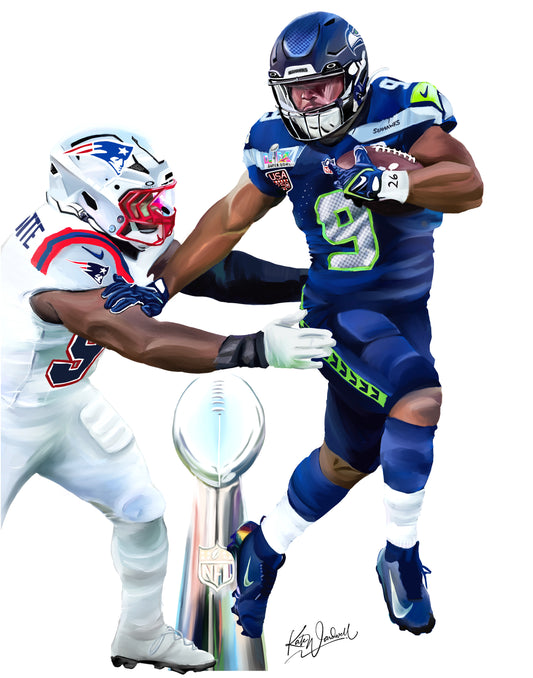 Digital Painting: MVP K9 and Lombardi Trophy!